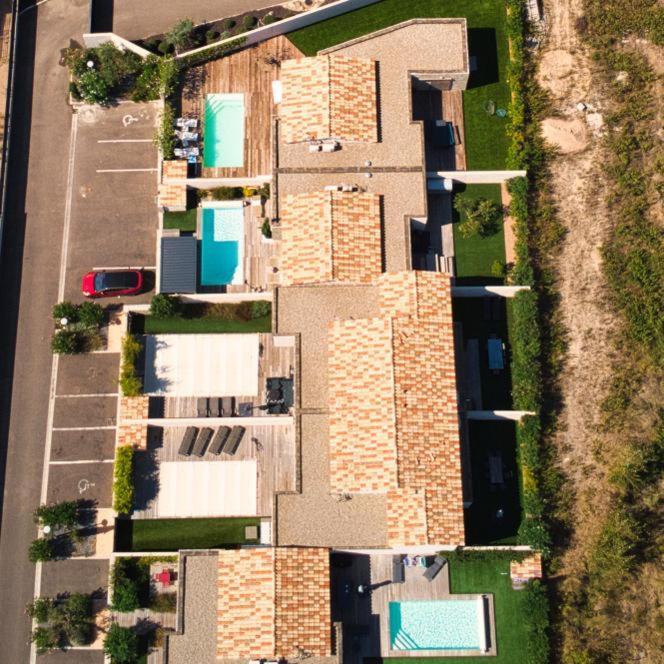 Villa Home Holiday A Cala Rossa Lecci Exterior photo